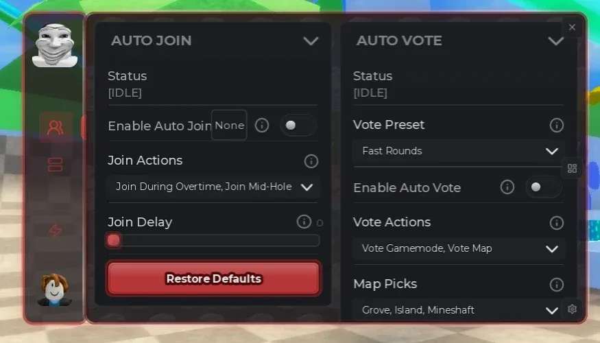 Super Golf Script Barrage Hub: Auto Play, Aim Assist
