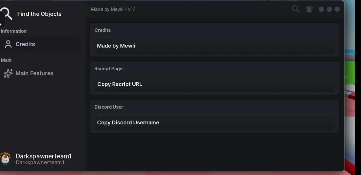 Find the Objects Script Mewli: Auto Find Objects