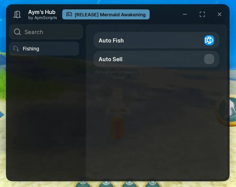 Mermaid Awakening Script Aym's Hub: Auto Fish, Auto Sell