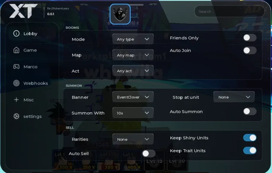 Xt Hub Script Re://Adventures [NO KEY]: Macro, Auto Summon