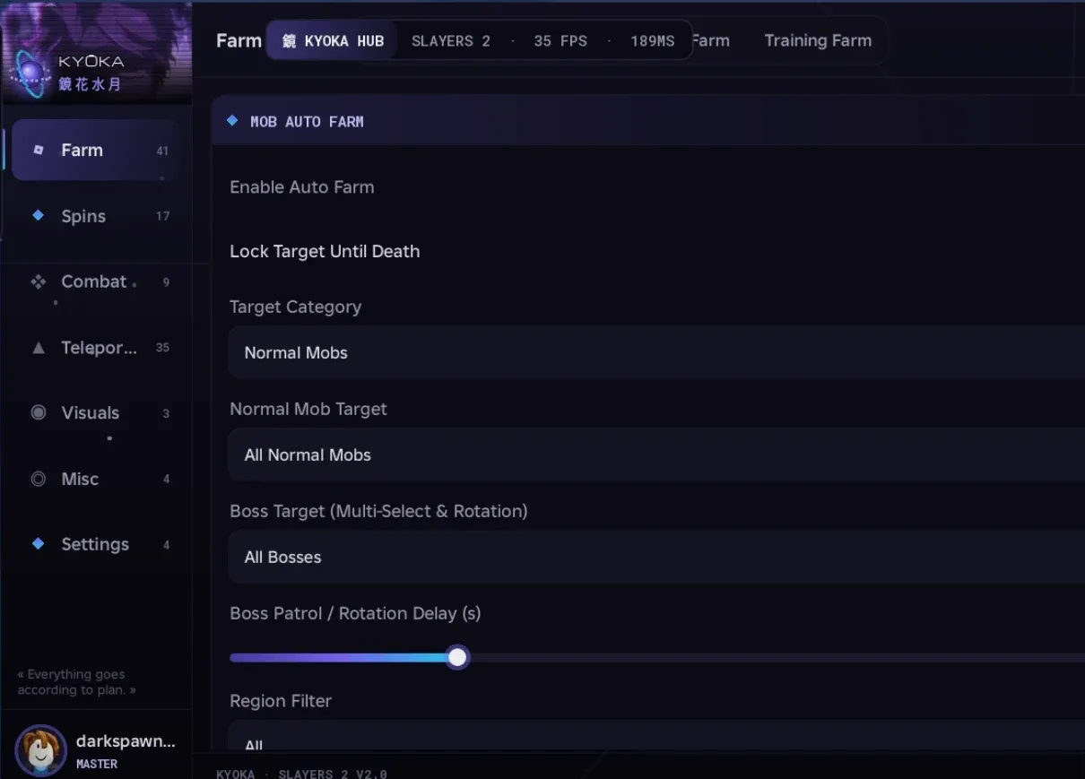 Kyoka Hub Script Slayers 2 [NO KEY]: Clan Spin, Chests