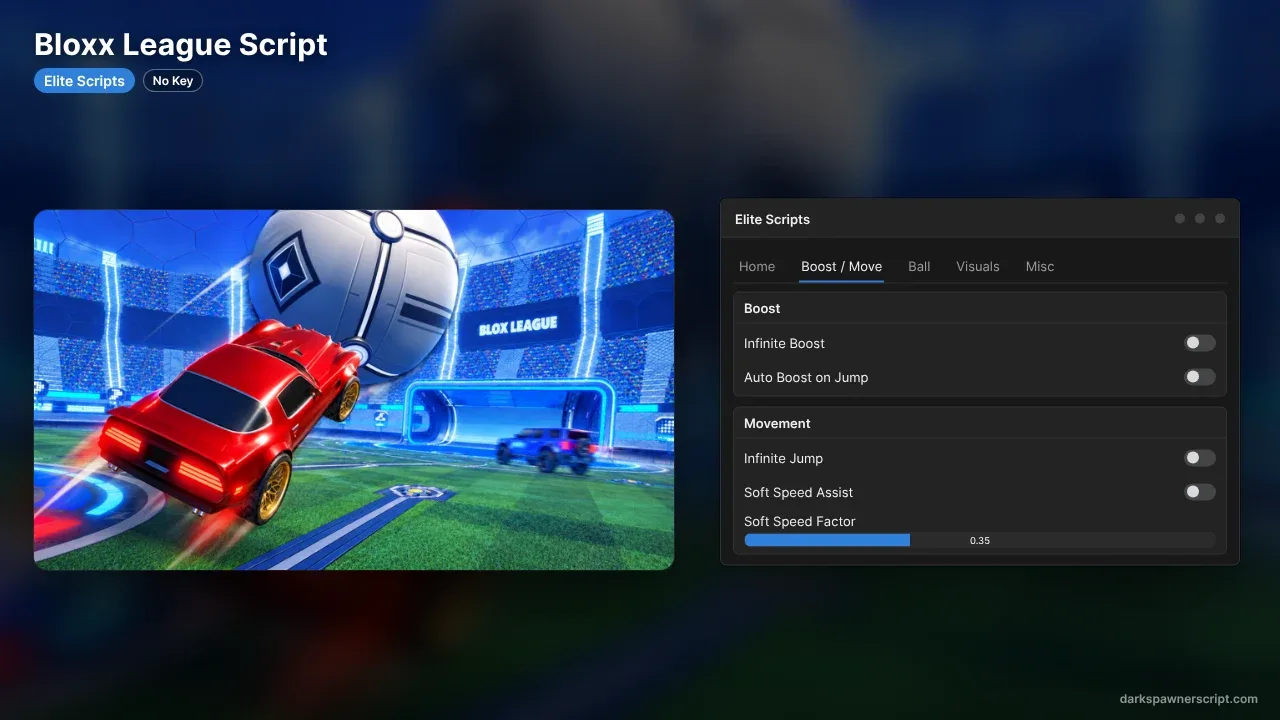 Bloxx League Script Elite Scripts: Ball ESP, Infinite Boost