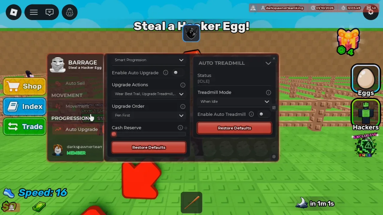 Steal a Hacker Egg Script Barrage: Hunt Carriers, Auto Fuse