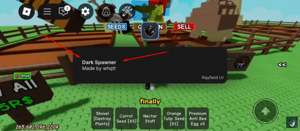 Screenshot for script