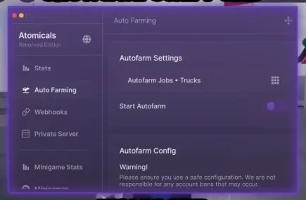 Atomic Hub Script ROblox