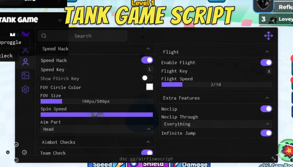 Tank Game Script Roblox no key