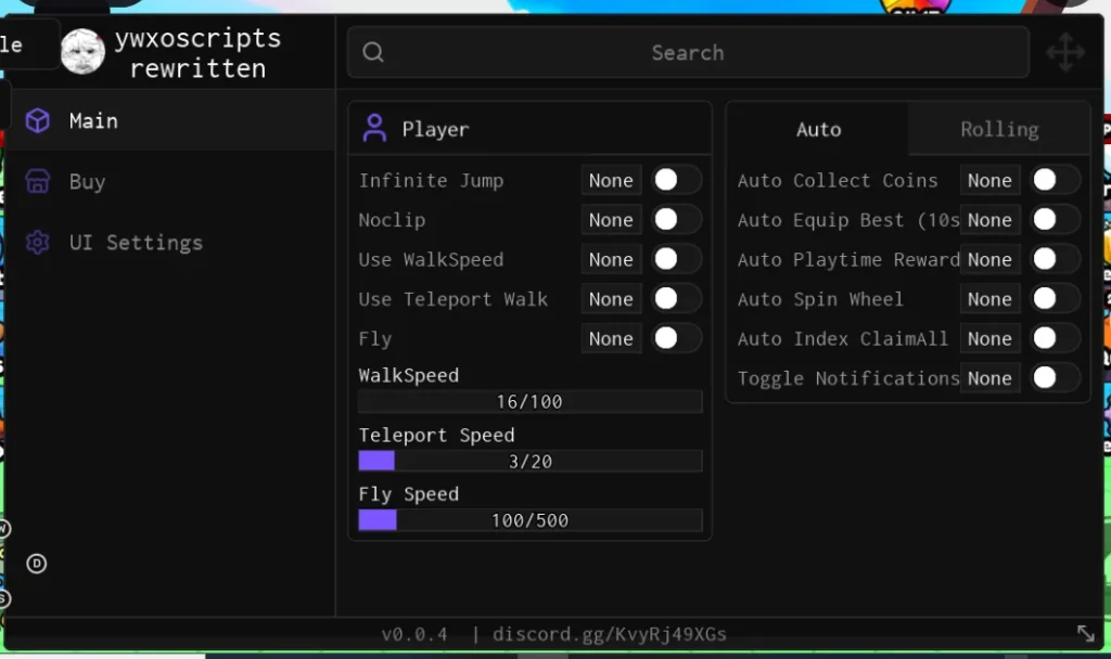 YWXO Script Spin a Baddie 🎲 keyless