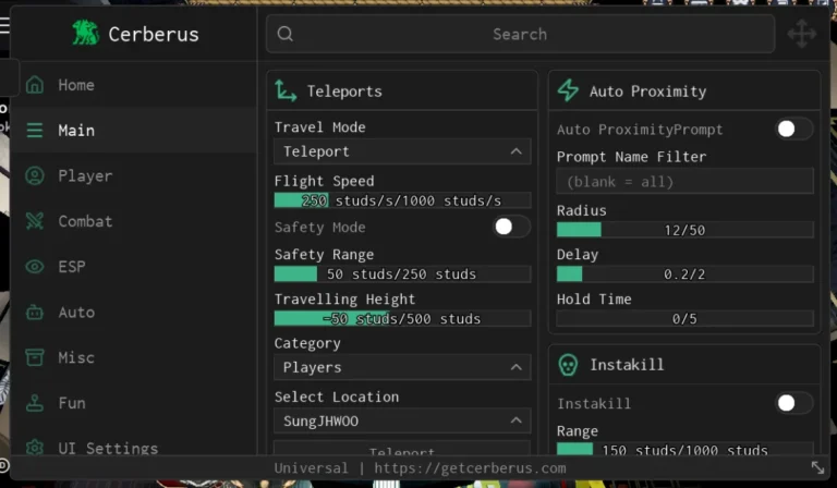 Cerberus Devil Hunter Script roblox