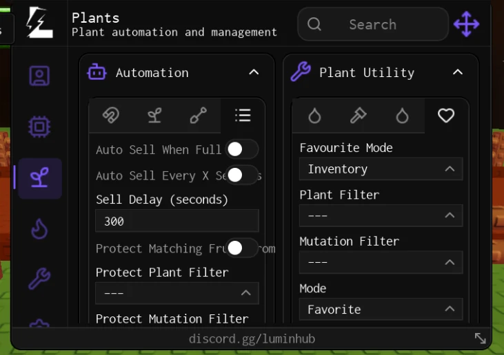 Lumin hub grow a garden 2 hacks scripts keyless