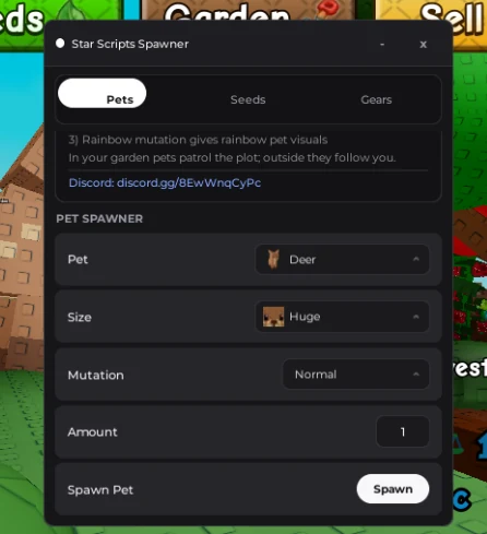 Star script spawner gag 2