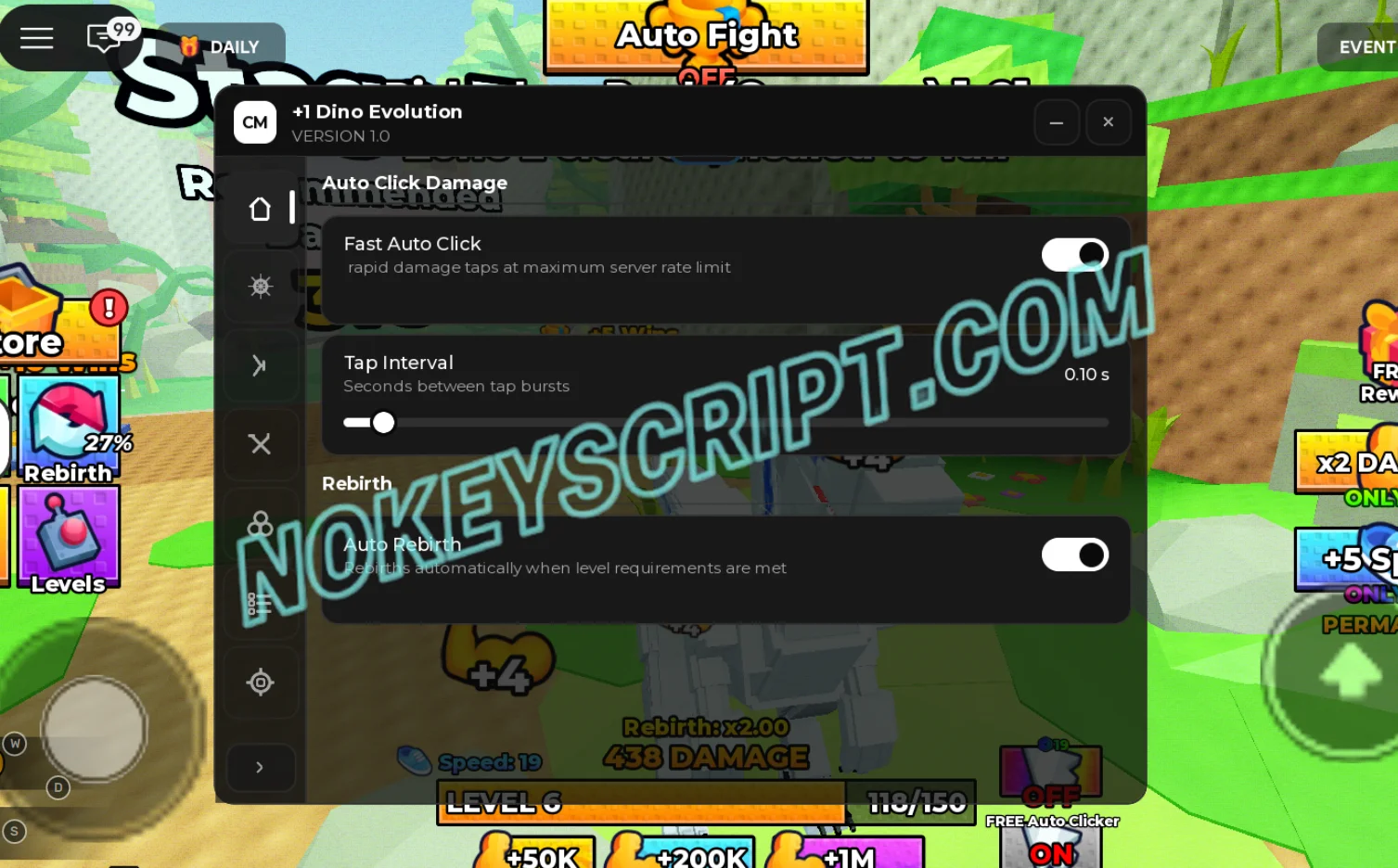 +1 Dino Evolution Script CM Hub: Auto Click, Instant Wins