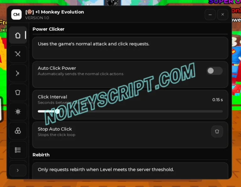 CM Hub script +1 Monkey Evolution