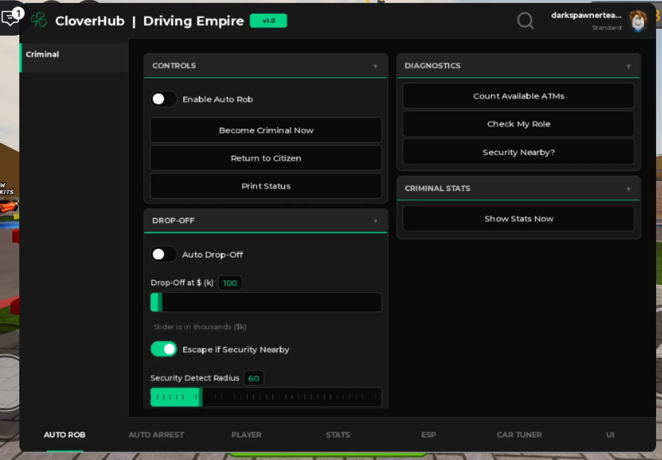 Driving Empire Script CloverHub – Auto Rob