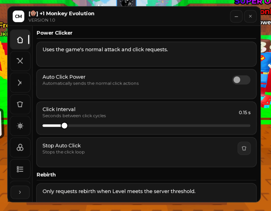 +1 Monkey Evolution Script CM Hub – Instant Auto Wins